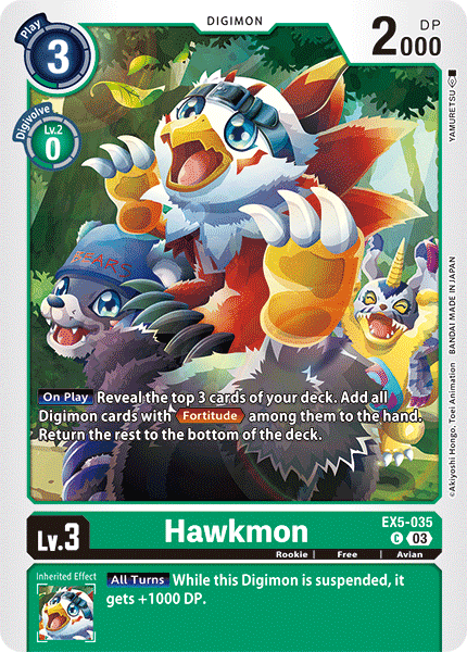 EX5-035 Hawkmon Single