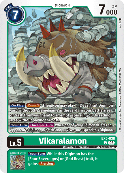 EX5-038 Vikaralamon Single