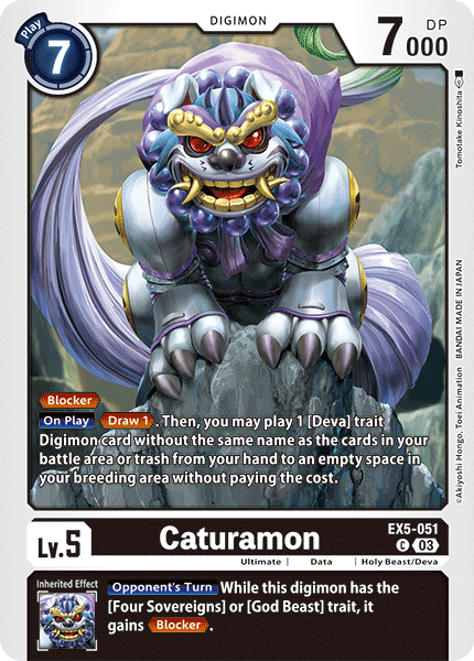 EX5-051 Caturamon Single