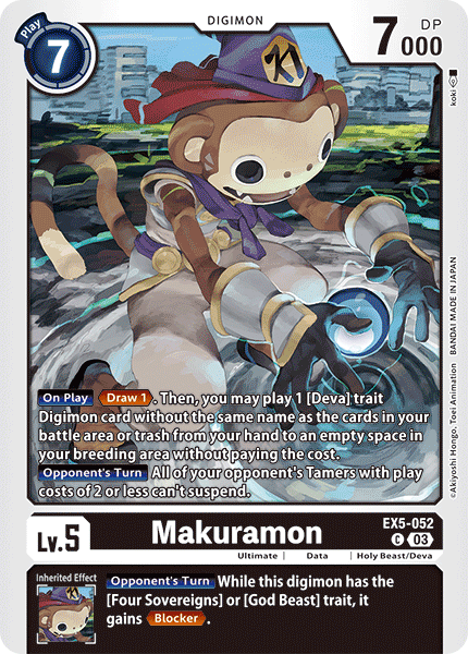 EX5-052 Makuramon Single