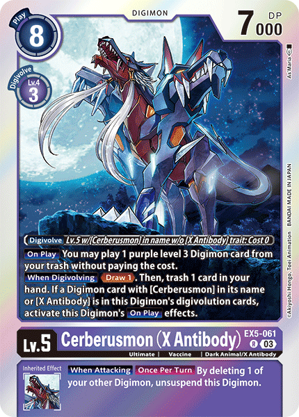 EX5-061 Cerberusmon (X Antibody) Single