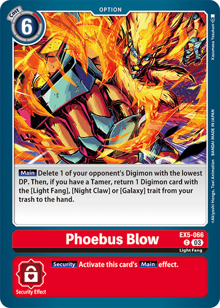 EX5-066 Phoebus Blow Single