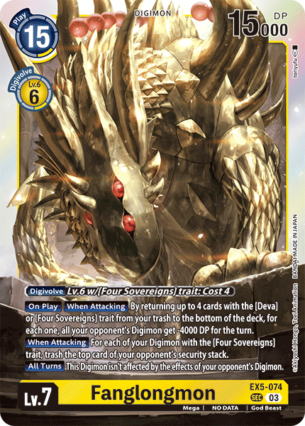 EX5-074 Fanglongmon Single