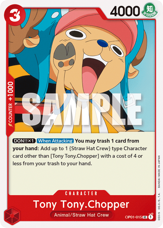 OP01-015 Tony Tony Chopper Single