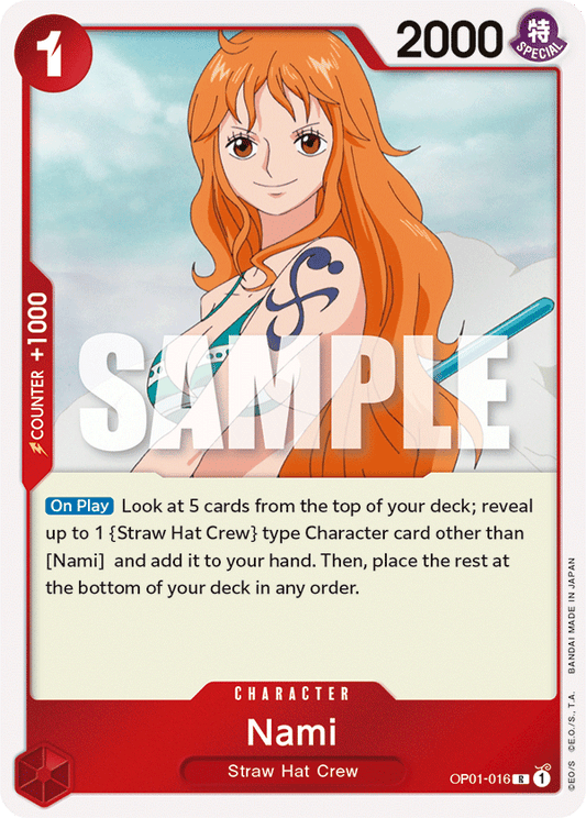 OP01-016 Nami Single