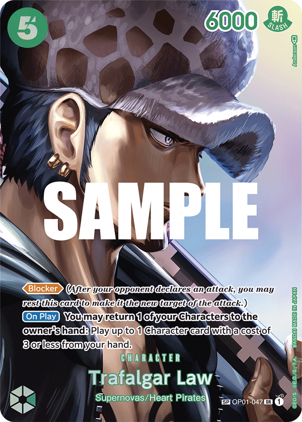 OP01-047 Trafalgar Law (SP) Single