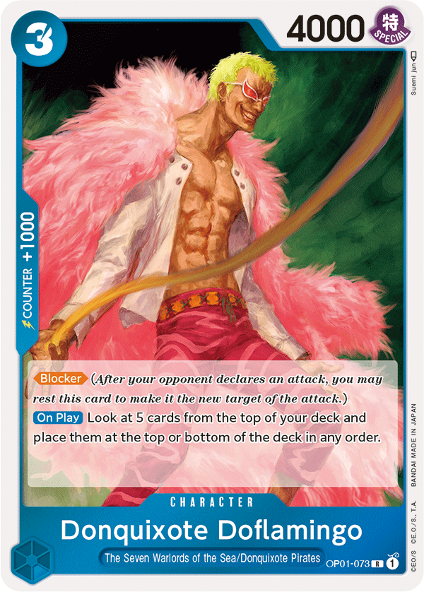 OP01-073 Donquixote Doflamingo Single