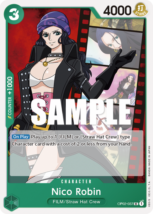 OP02-037 Nico Robin Single