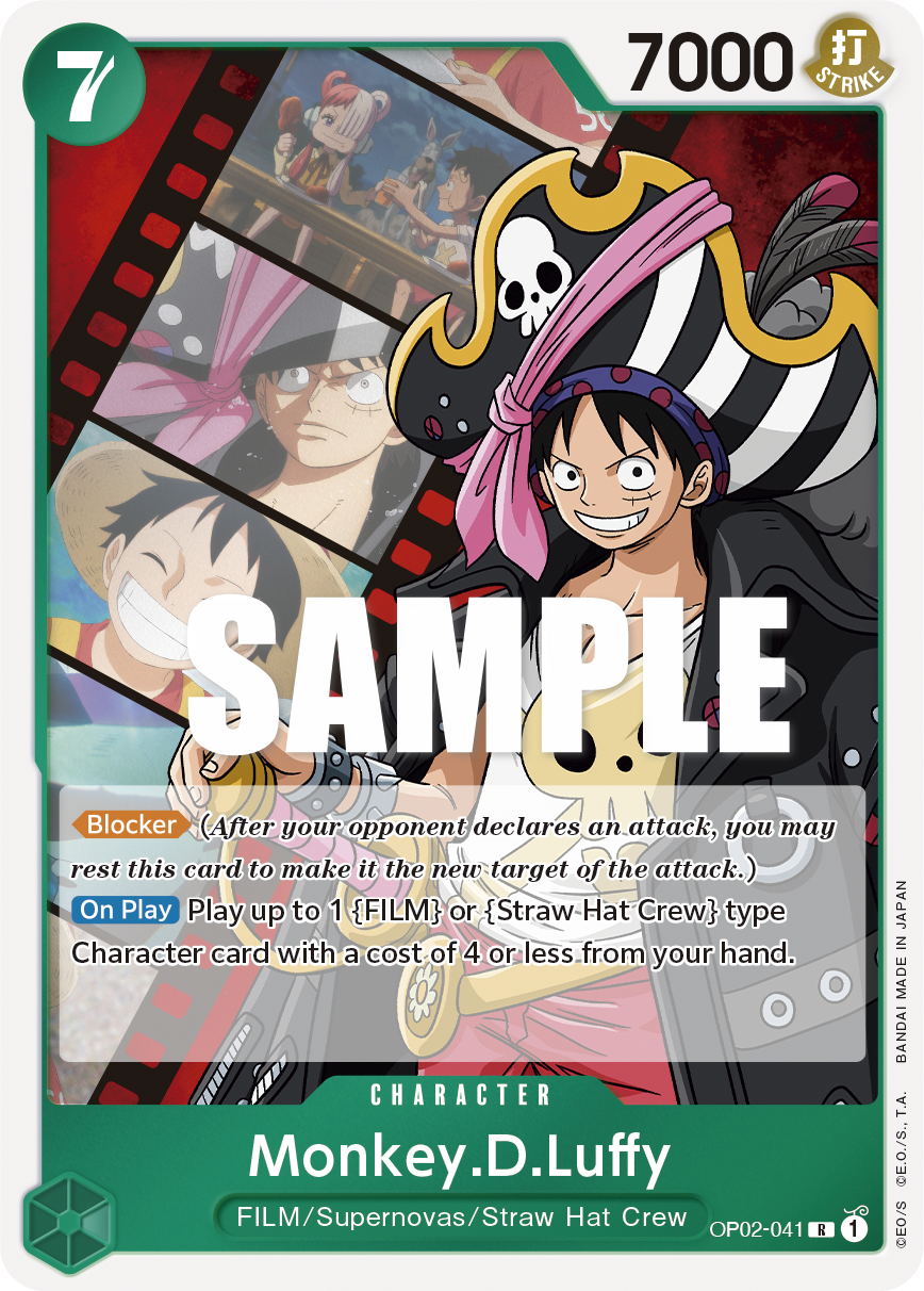 OP02-041 Monkey D Luffy Single