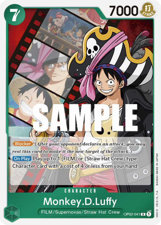 OP02-041 Monkey D Luffy Single