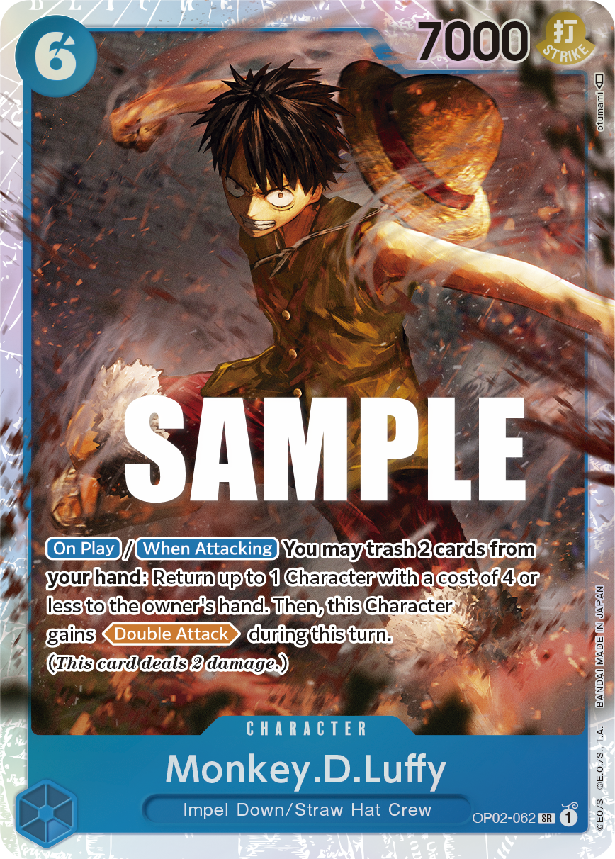 OP02-062 Monkey D Luffy Single