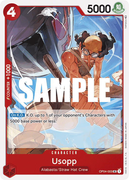 OP04-003 Usopp Single