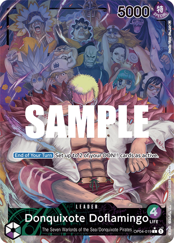 OP04-019 Donquixote Doflamingo (019) (Alternate Art) Single