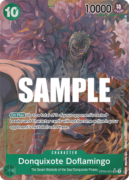 OP04-031 Donquixote Doflamingo (031) (Alternate Art) Single