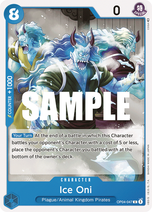 OP04-047 Ice Oni Single