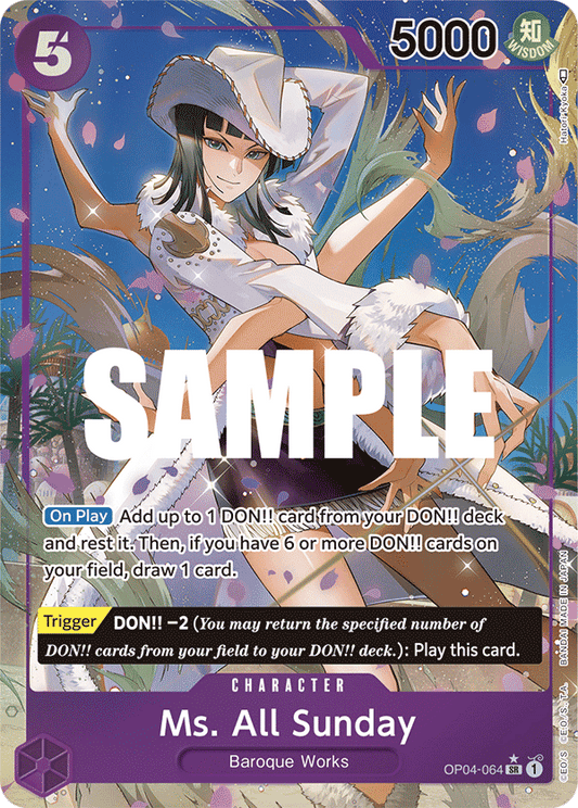 OP04-064 Ms. All Sunday (Alternate Art) Single