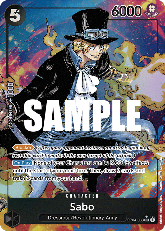 OP04-083 Sabo (Alternate Art) (Manga) Single