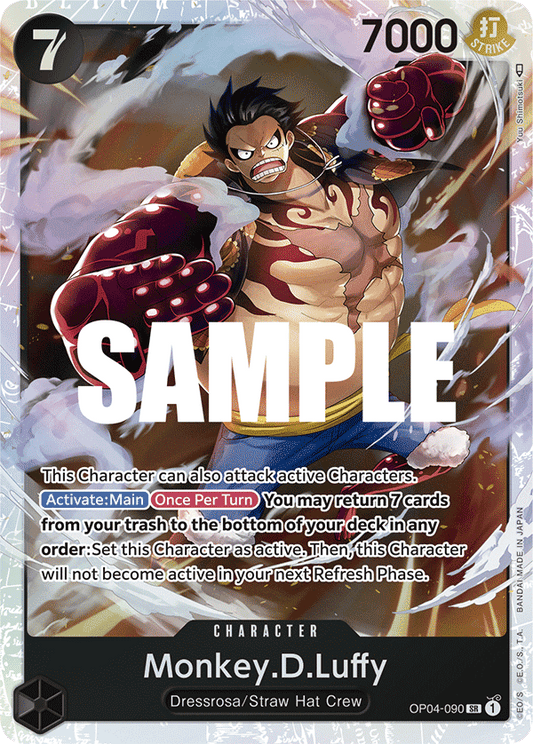 OP04-090 Monkey.D.Luffy (090) Single