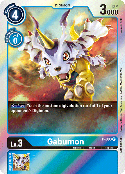 P-003 Gabumon Single