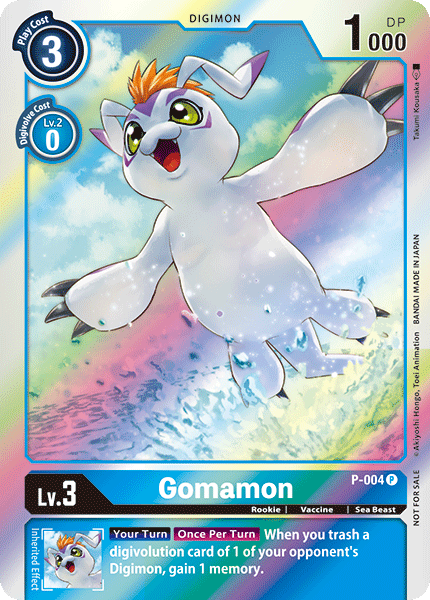 P-004 Gomamon Single