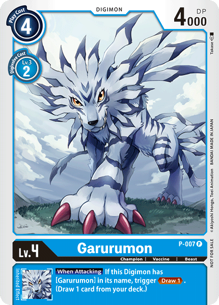 P-007 Garurumon Single