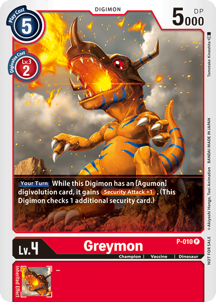 P-010 Greymon Single