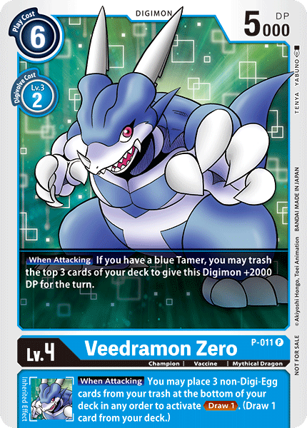 P-011 Veedramon Zero RB Foil Single