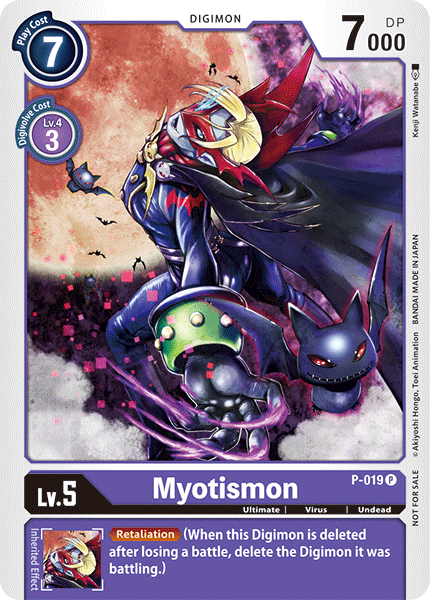 P-019 Myotismon Single