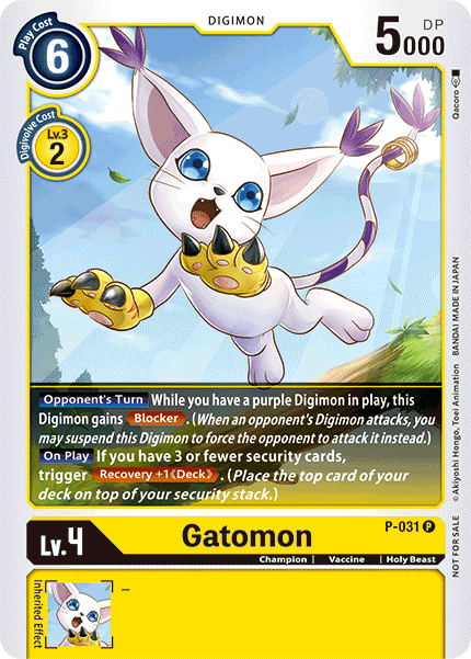 P-031 Gatomon Single