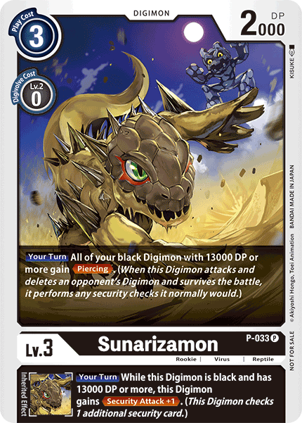 P-033 Sunarizamon Single