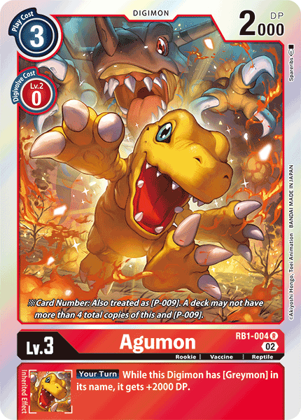 RB1-004 Agumon Single