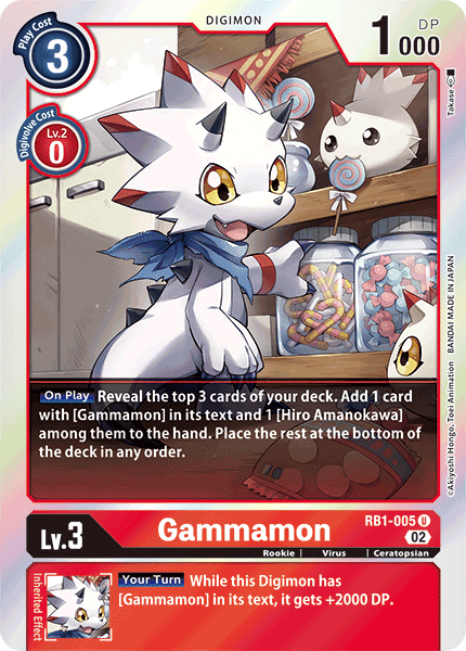 RB1-005 Gammamon Single