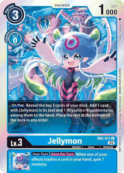 RB1-011 Jellymon (Box Topper) Single