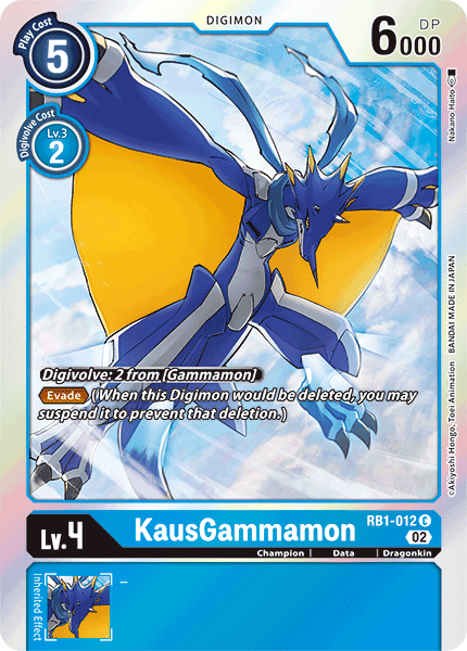 RB1-012 KausGammamon Single