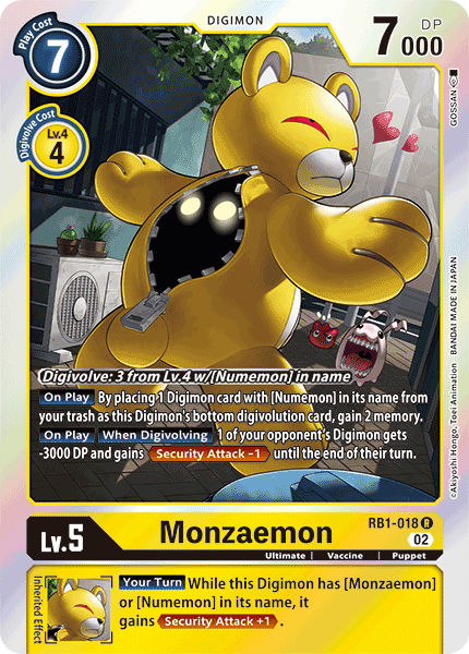 RB1-018 Monzaemon Single