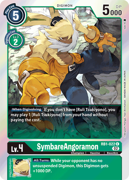 RB1-022 SymbareAngoramon Single