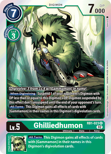 RB1-023 Ghilliedhumon Single