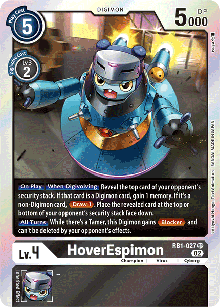 RB1-027 HoverEspimon Single