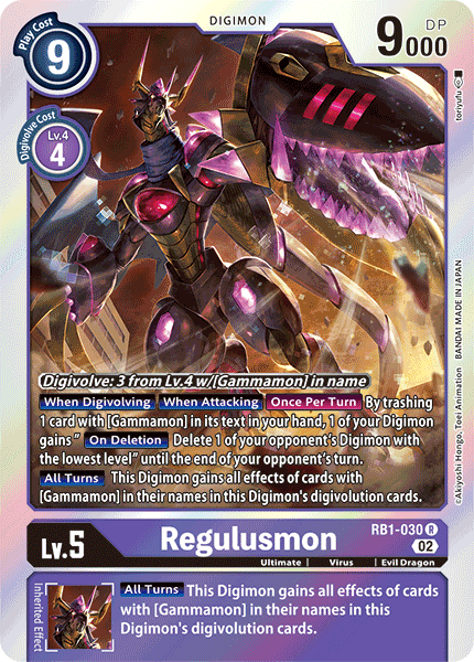 RB1-030 Regulusmon Single