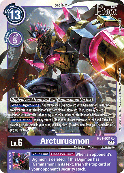 RB1-031 Arcturusmon Single