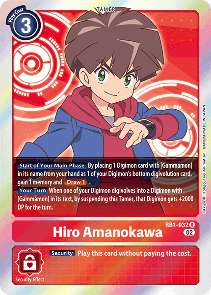 RB1-032 Hiro Amanokawa Single