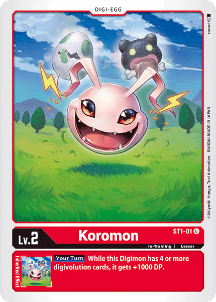 ST1-01 Koromon Single