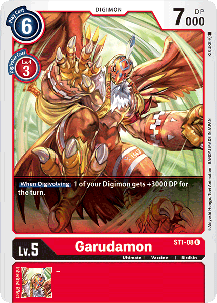 ST1-08 Garudamon Single