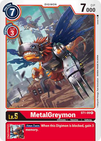 ST1-09 MetalGreymon Single