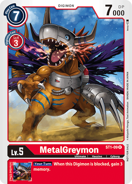 MetalGreymon ST1-09 Tournament Pack 6