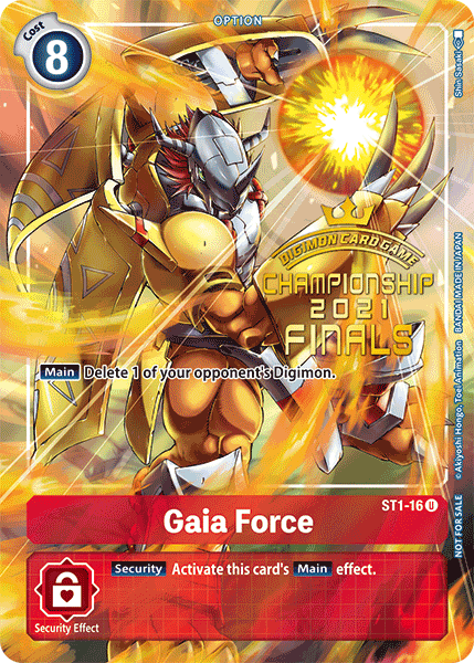 ST1-16 Gaia Force Championship Finals Single