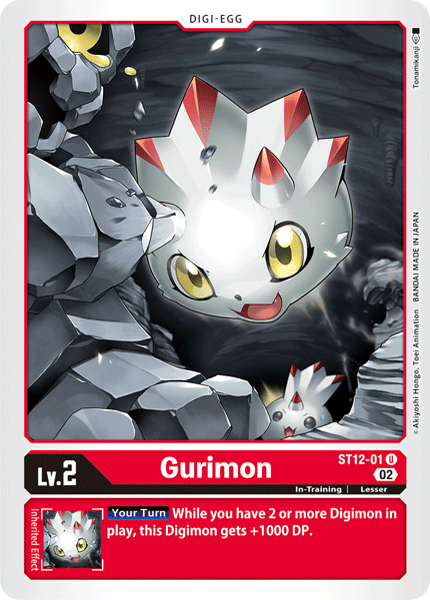 ST12-01 Gurimon Single