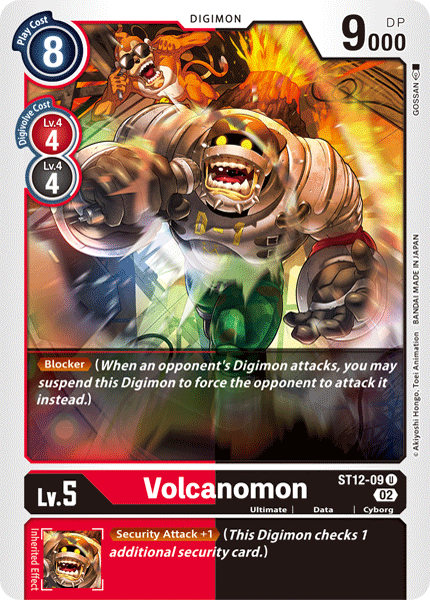 ST12-09 Volcanomon Single