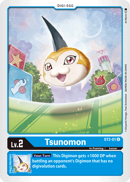 ST2-01 Tsunomon Single