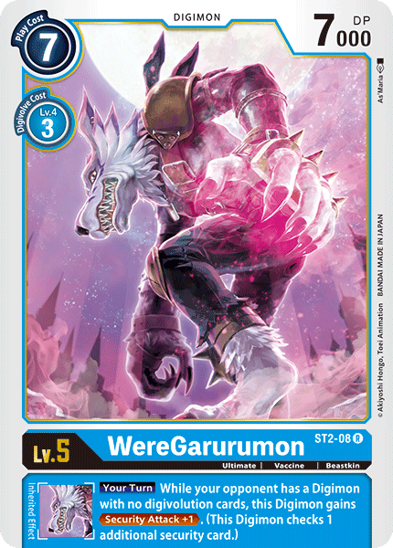 ST2-08 WereGarurumon Single